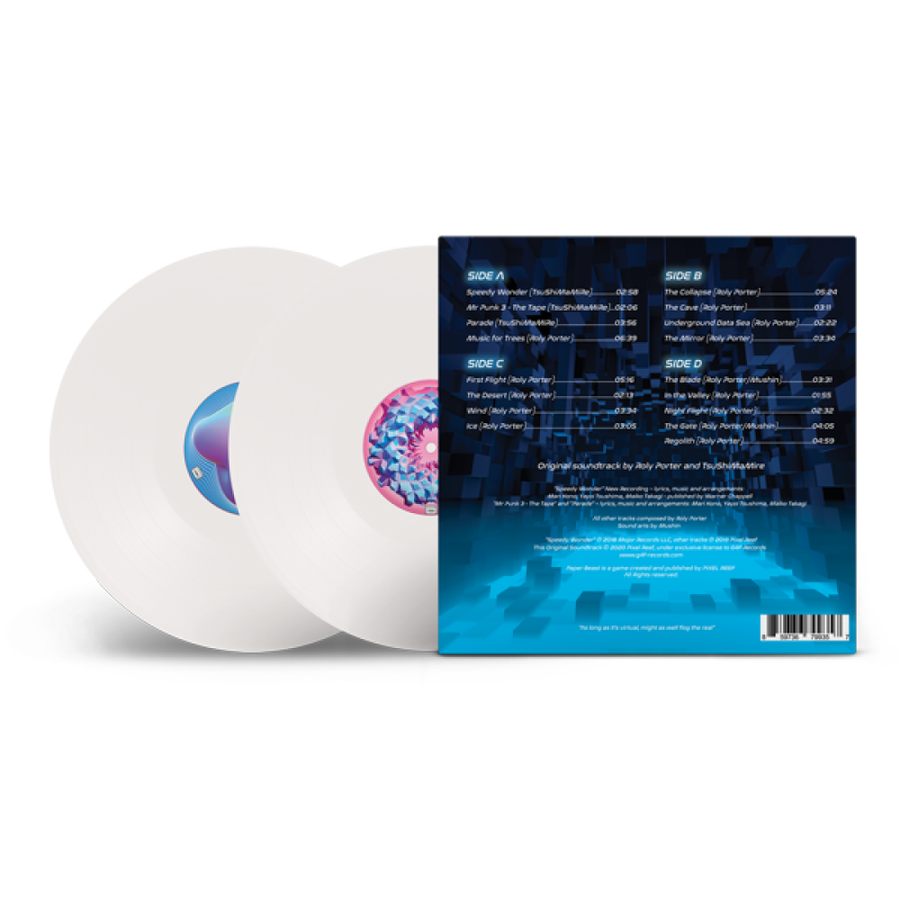 Roly Porter, TsuShiMaMiRe - Paper Beast Original Soundtrack Exclusive White Color Vinyl 2x LP Record