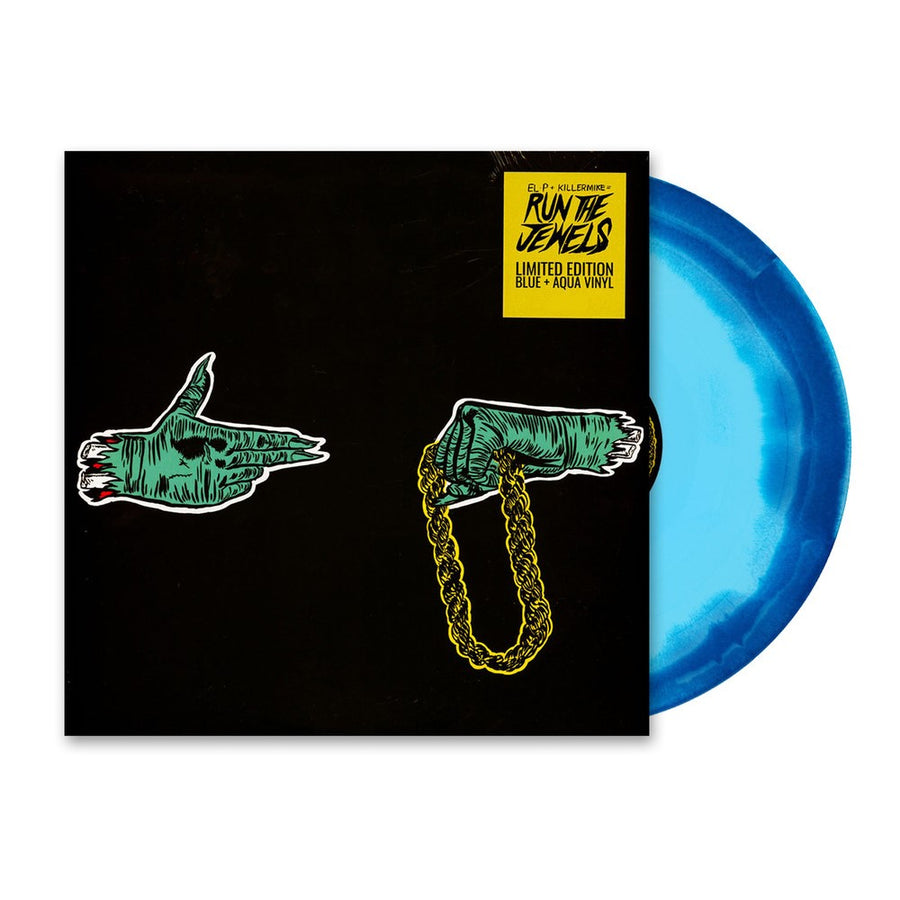 Run the Jewels Exclusive Limited Edition Blue Aqua Color Vinyl LP Limited Edition #1000 Copies