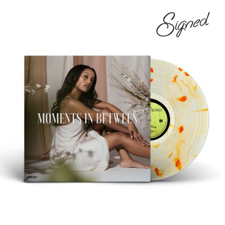 Ruth B - Moments In Between Exclusive Limited Edition Orange Splatter Colored Vinyl LP w/ Signed Inner Sleeve
