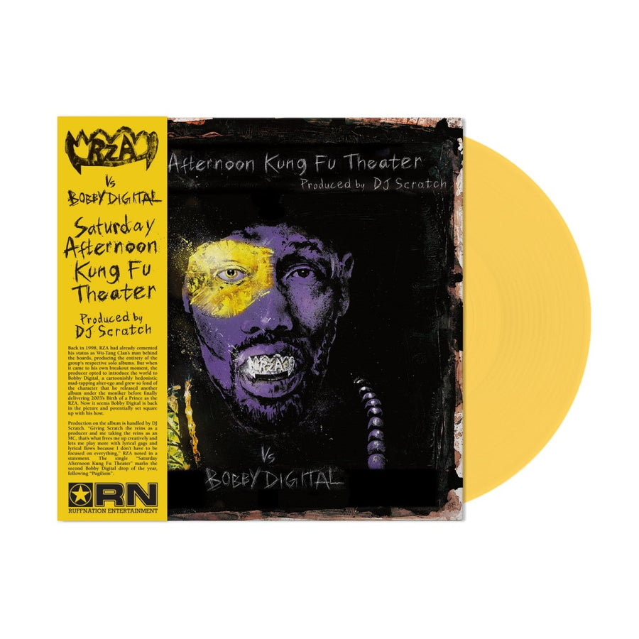 RZA - Saturday Afternoon Kung Fu Theater Exclusive Duck Yellow Color Vinyl LP Limited Edition #700 Copies