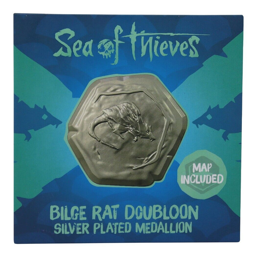 Sea of Thieves Limited Edition Exclusive Silver Plated Bilge Rat Doubloon Numbered