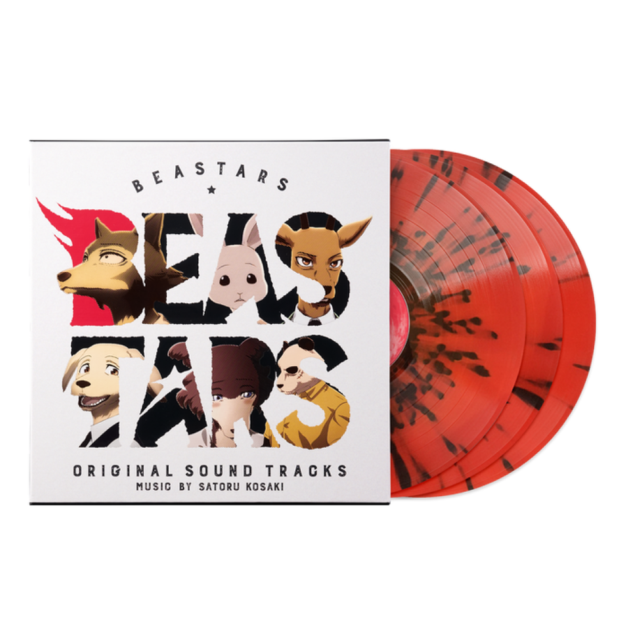 Satoru Kosaki - Beastars Original Soundtrack Exclusive Limited Edition Blood Red Color Vinyl 3x LP Boxset