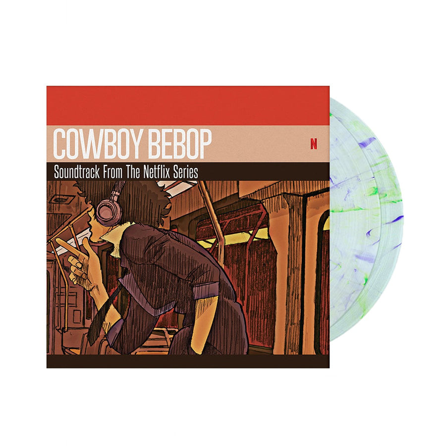 Seatbelts - Cowboy Bebop Netflix Original Series Soundtracks Exclusive Clear with Blue/Green Swirl Color Vinyl LP Limited Edition #1000 Copies