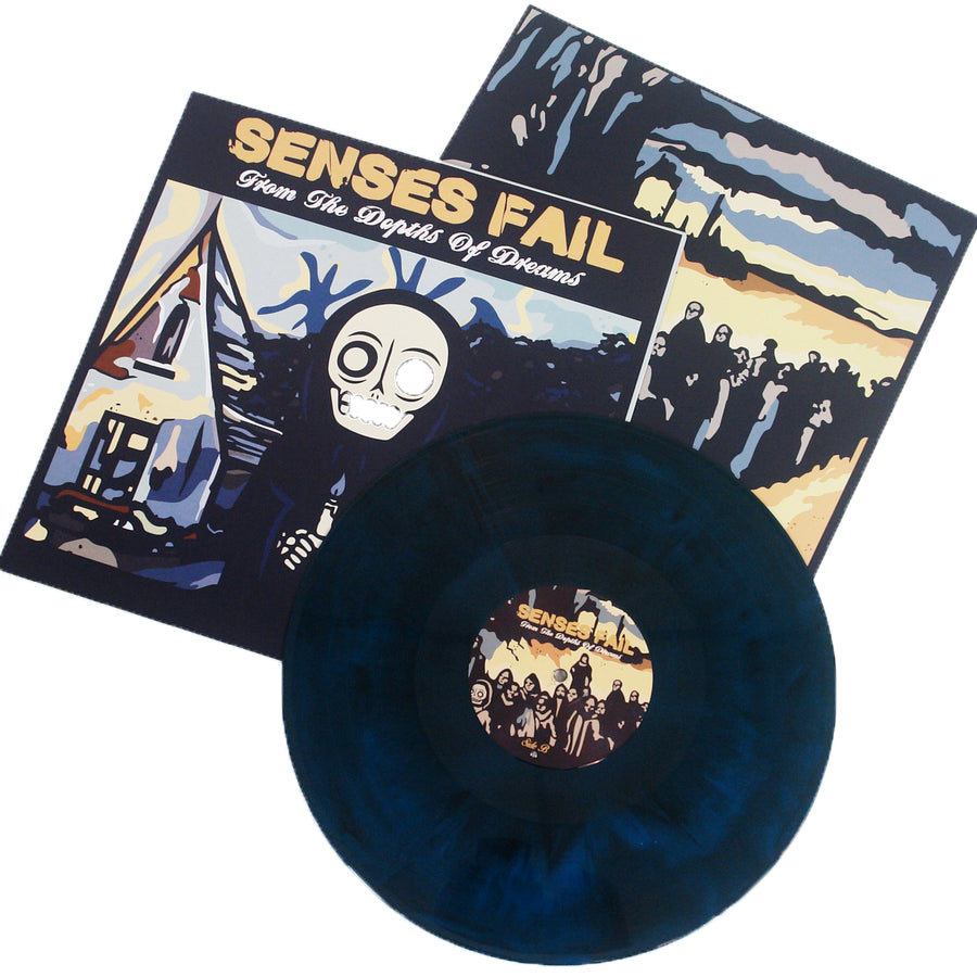 Senses Fail - From the Depths of Dreams Exclusive Blue & Black Galax Color Vinyl LP Limited Edition #1000 Copies