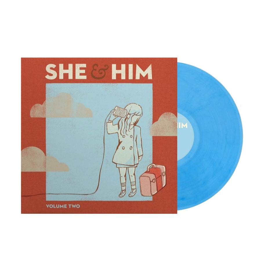 She & Him - Volume Two Exclusive Limited Blue Color Vinyl LP