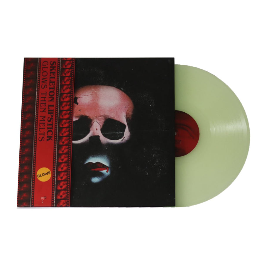 Skeleton Lipstick - Glows Then Melts Exclusive Limited Edition Glow in Dark Color Vinyl LP Record