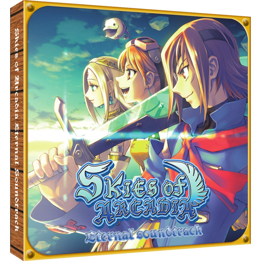 Skies Of Arcadia Eternal Soundtrack Collectors Edition Crystal Turquoise Blue Colored 2x LP Box Set (12