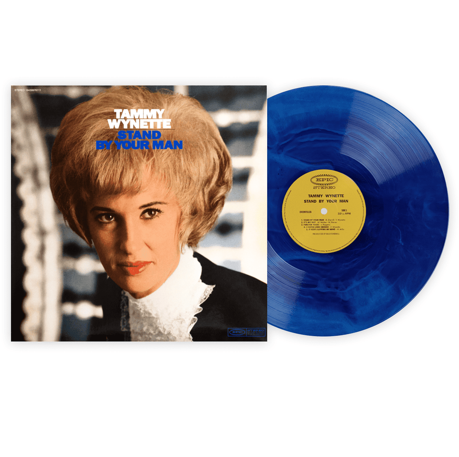 Tammy Wynette - Stand By Your Man Exclusive Club Edition Blue Galaxy Colored vinyl LP