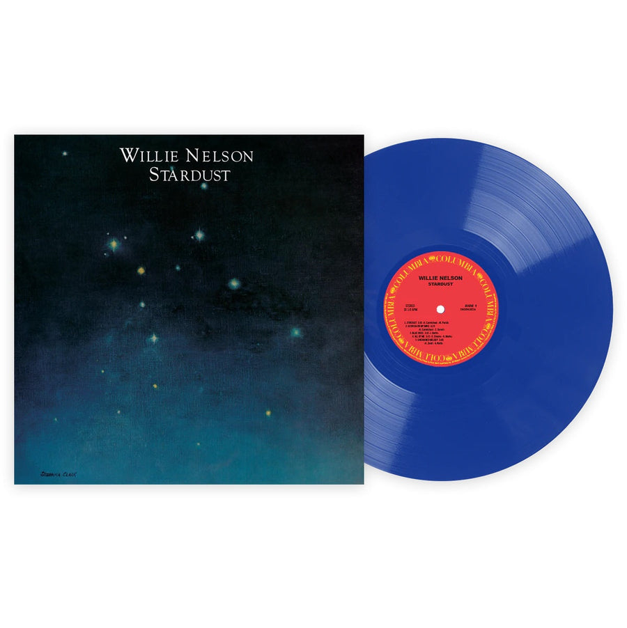 Willie Nelson - Stardust Exclusive Club Edition Blue Color Vinyl LP Record