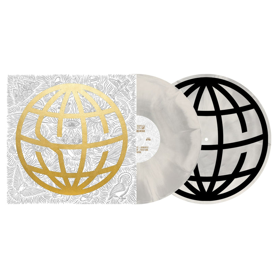 State Champs - Around The World & Back (Deluxe) Silver & White Galaxy LP Record