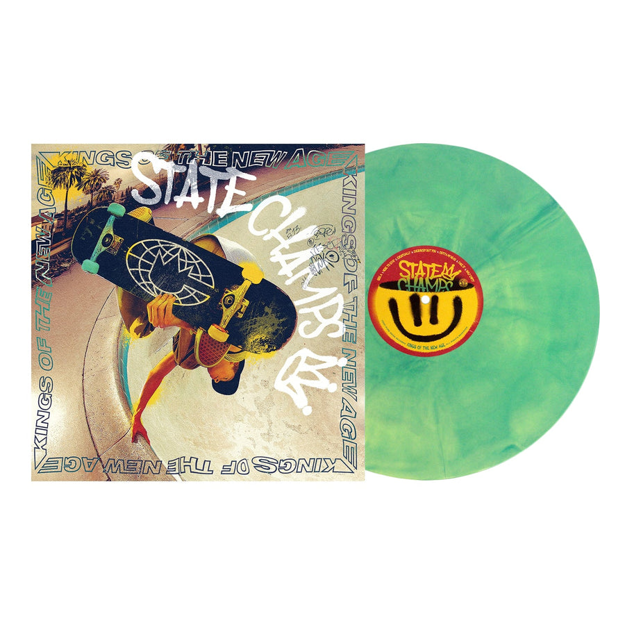State Champs - Kings of The New Age Exclusive Limited Edition Easter Yellow/Green Galaxy Color Vinyl LP Record