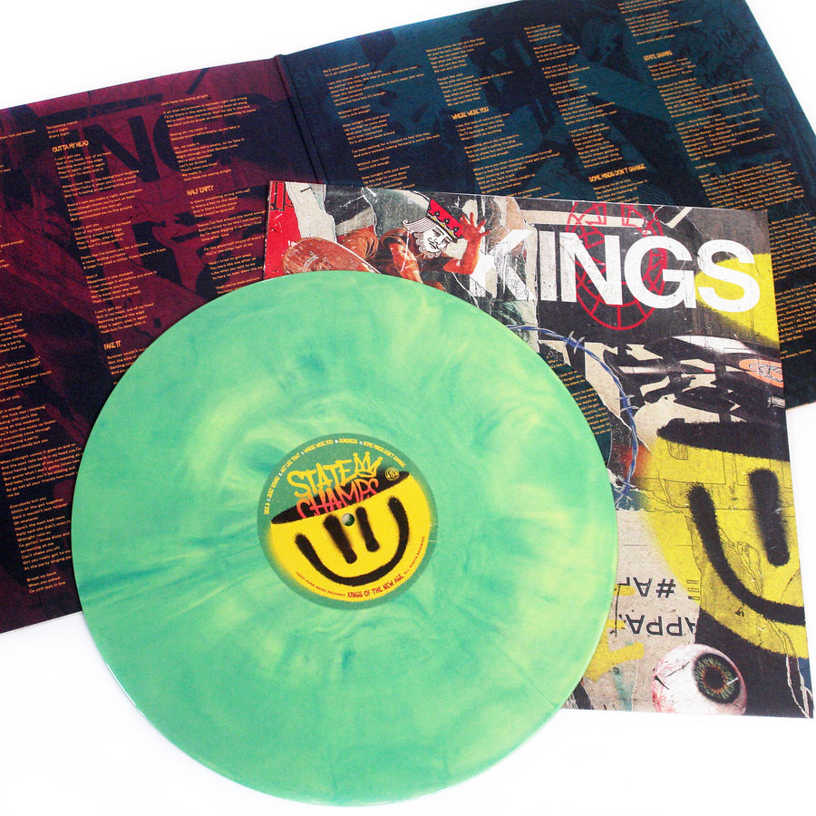 State Champs - Kings of The New Age Exclusive Limited Edition Easter Yellow/Green Galaxy Color Vinyl LP Record