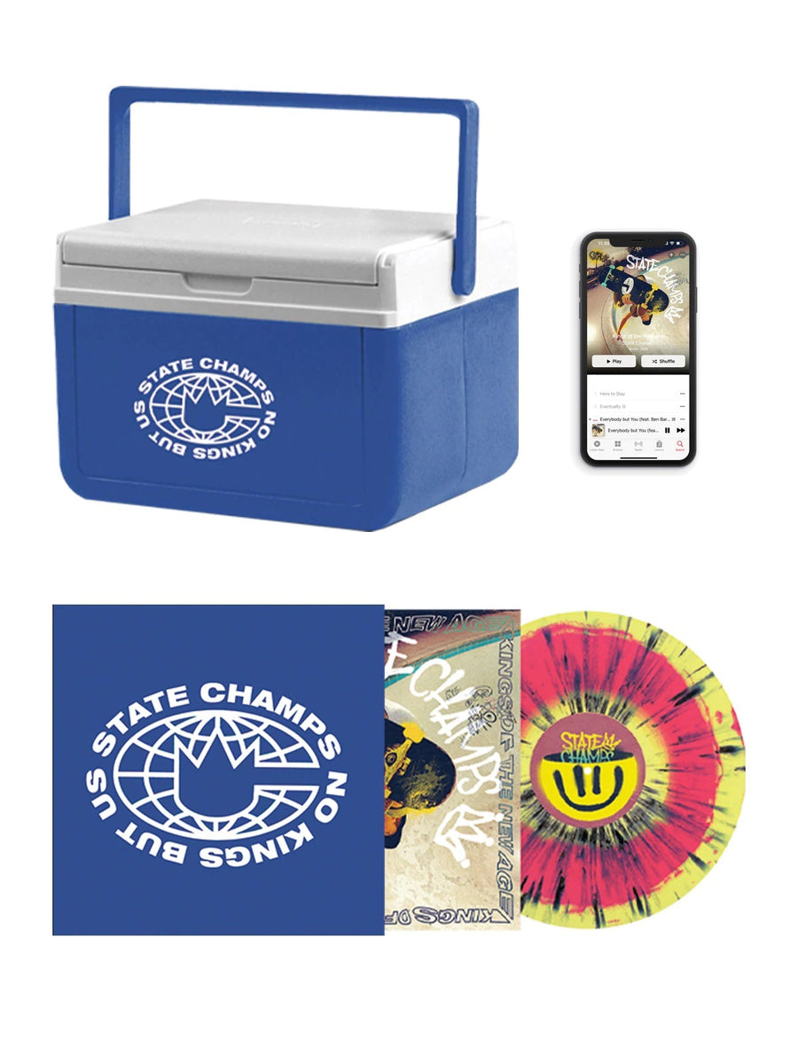 State Champs - Kings of the New Age Exclusive Limited Edition Color Vinyl with Printed Logo Cooler