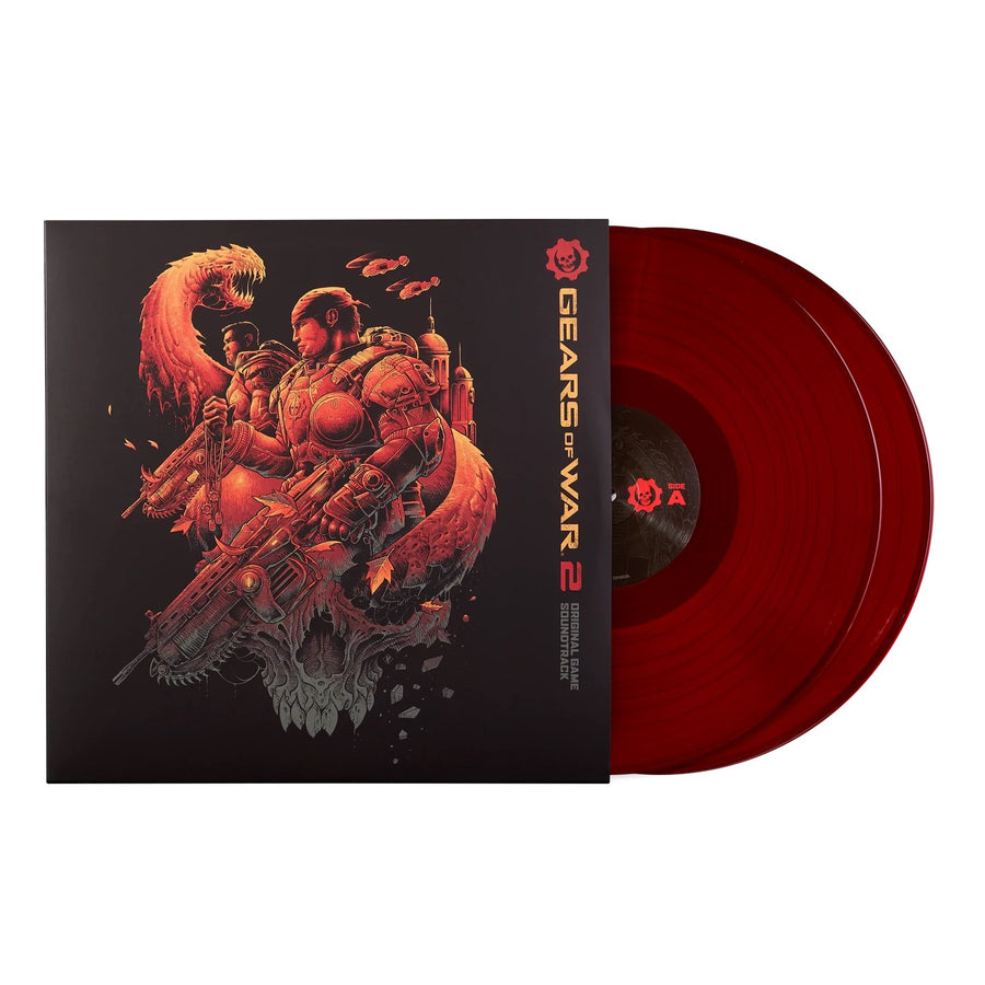 Steve Jablonsky - Gears of War 2 Original Soundtrack Exclusive Limited Edition Red Color Vinyl 2x LP Record