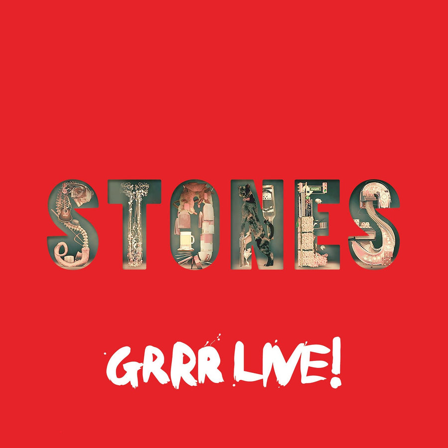 The Rolling Stones - Grrr Live! Exclusive Limited Edition White Color Vinyl 3x LP Record