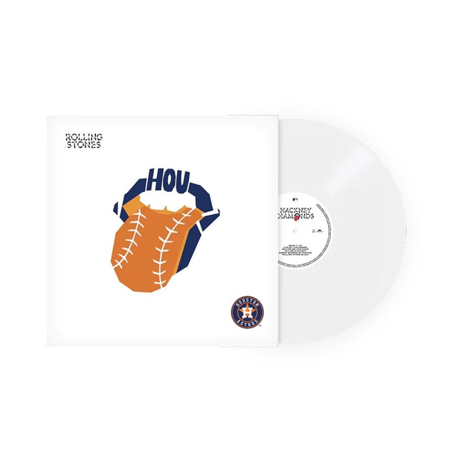 The Rolling stones - Hackney Diamonds X Houston Astros Exclusive Limited Baseball White Color Vinyl LP