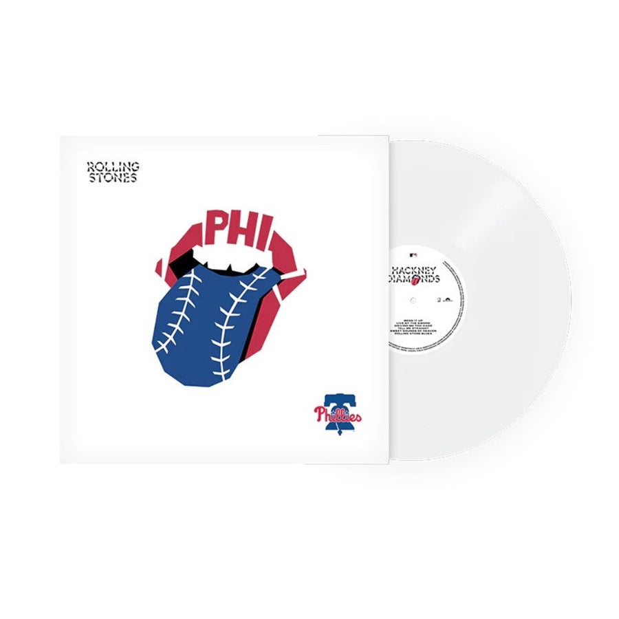 The Rolling stones - Hackney Diamonds X Philadelphia Phillies Exclusive Limited Baseball White Color Vinyl LP