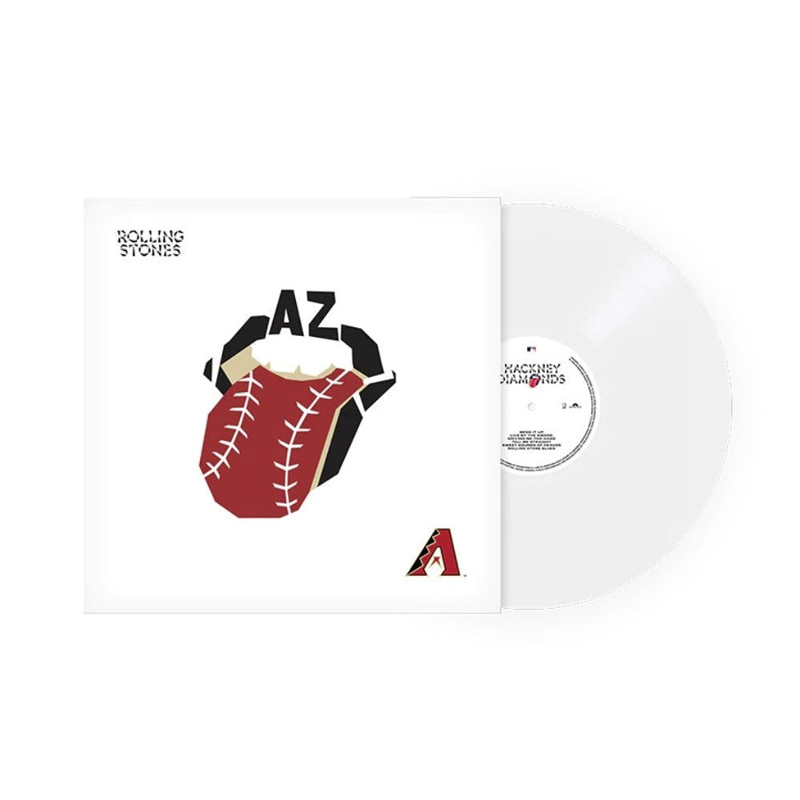 The Rolling stones - Hackney Diamonds X Arizona Diamondbacks Exclusive Limited Baseball White Color Vinyl LP