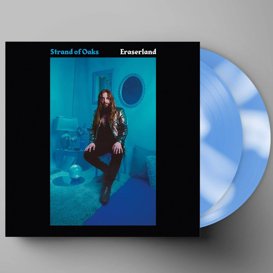 Strand Of Oaks - Eraserland Blue And White Swirl 2LP Vinyl