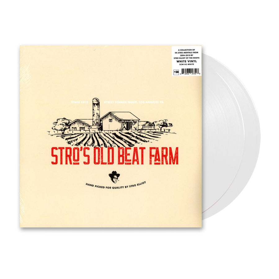 Stro Elliot - Stro's Old Beat Farm Exclusive Limited Edition White Color Vinyl 2x LP Record