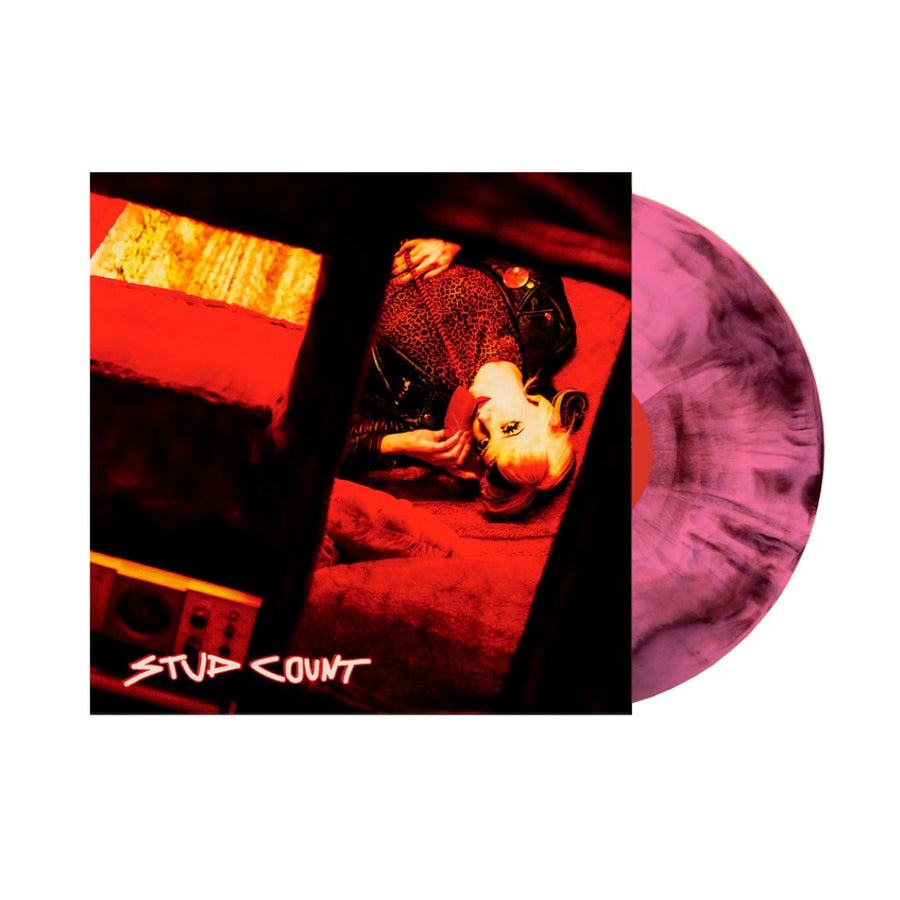 Stud Count - S/T Exclusive Black/Hot Pink Smash Color Vinyl LP Limited Edition #100 Copies
