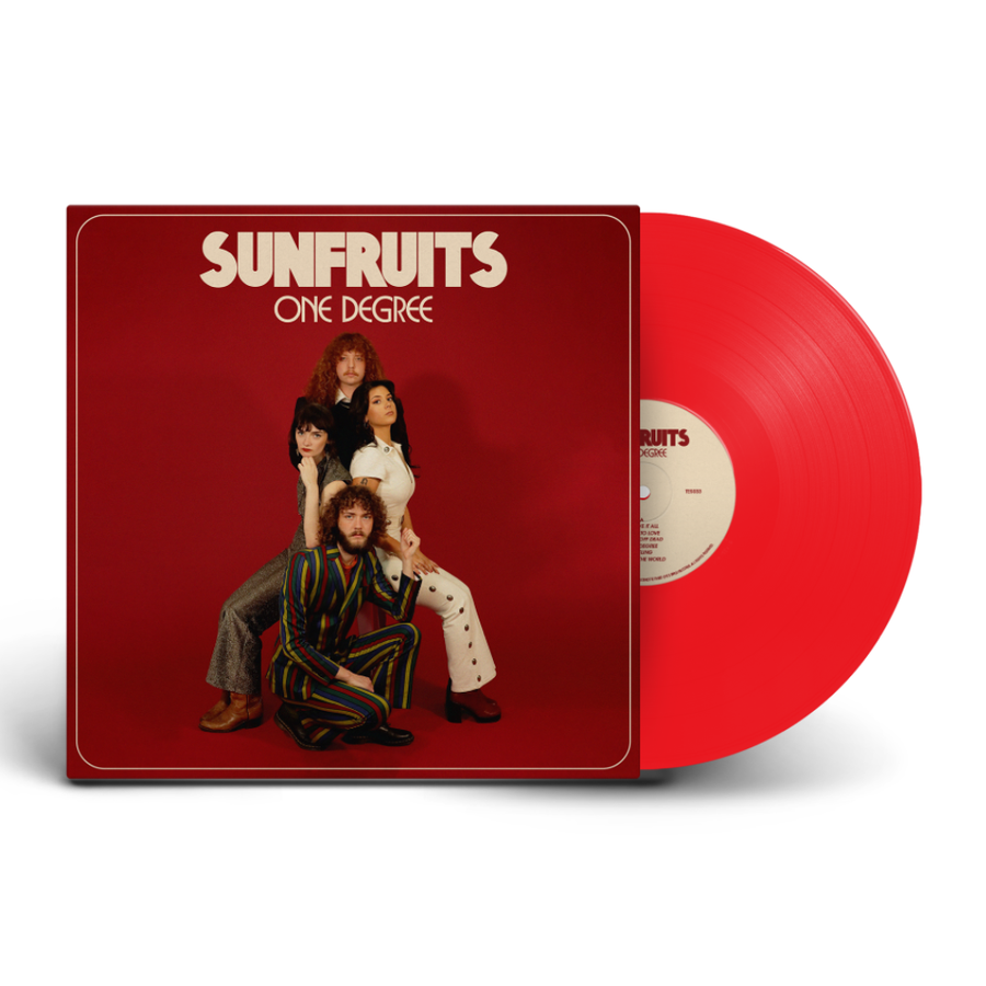 Sunfruits - One Degree Exclusive Transparent Red Color Vinyl LP Limited Edition #150 Copies