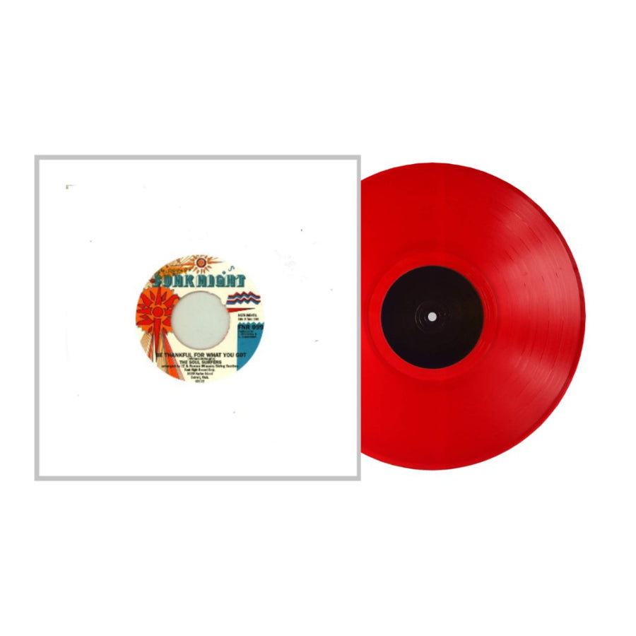 Sunsay & The Soul Surfers - Be Thankful For What You Got Exclusive Red Color Vinyl LP Limited Edition #200 Copies