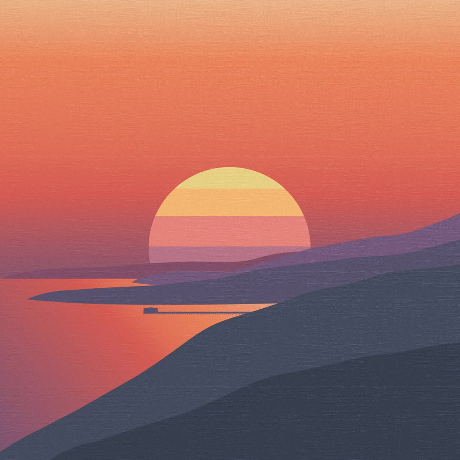 Surfaces - Pacifico Exclusive Limited Edition Red & Orange Swirl Color Vinyl LP Record