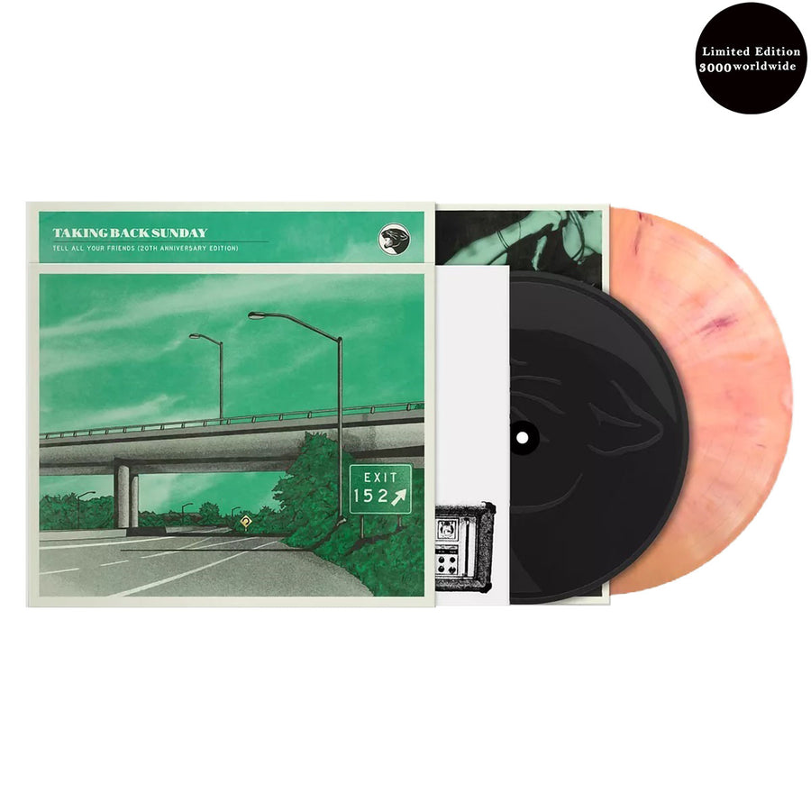 Taking Back Sunday - Tell All Your Friends (20th Anniversary Edition) Exclusive Limited Edition Sangria & Black Colored Vinyl LP