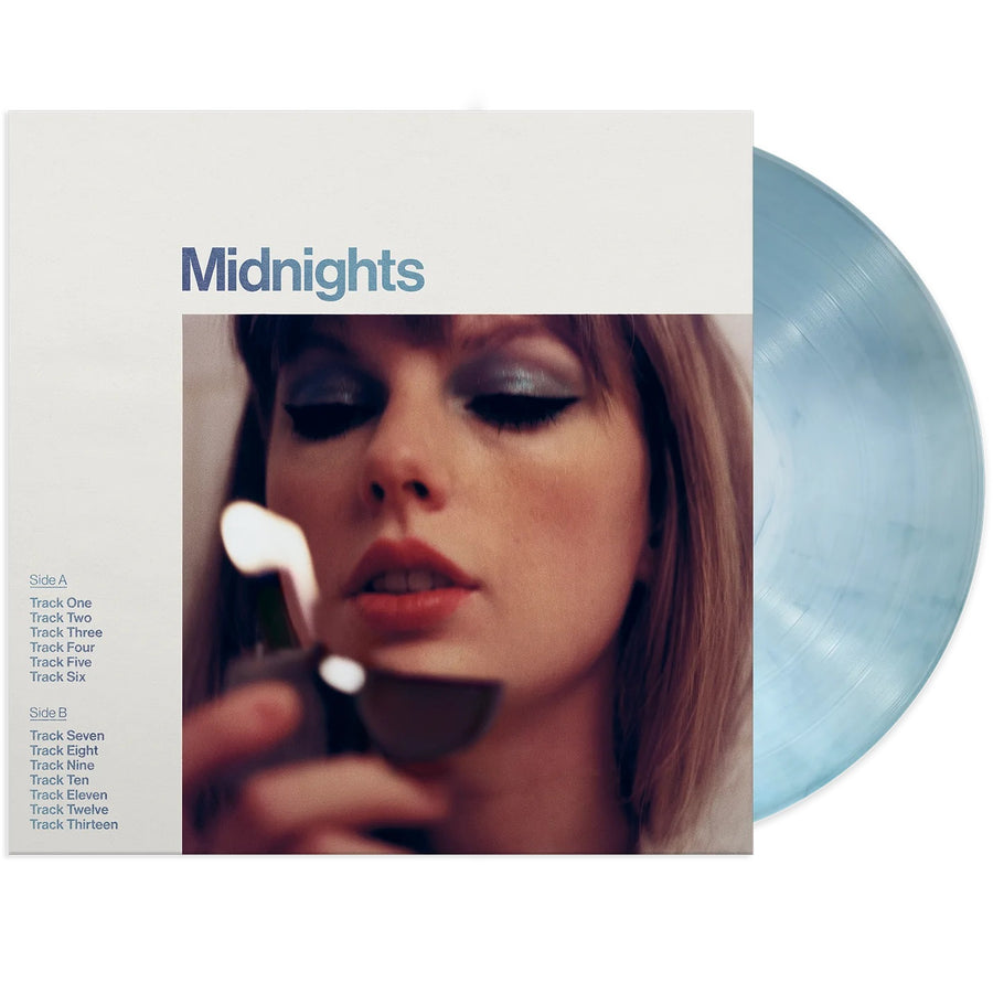 Taylor Swift - Midnights Exclusive Limited Edition Moonstone Blue Marble Color Vinyl LP