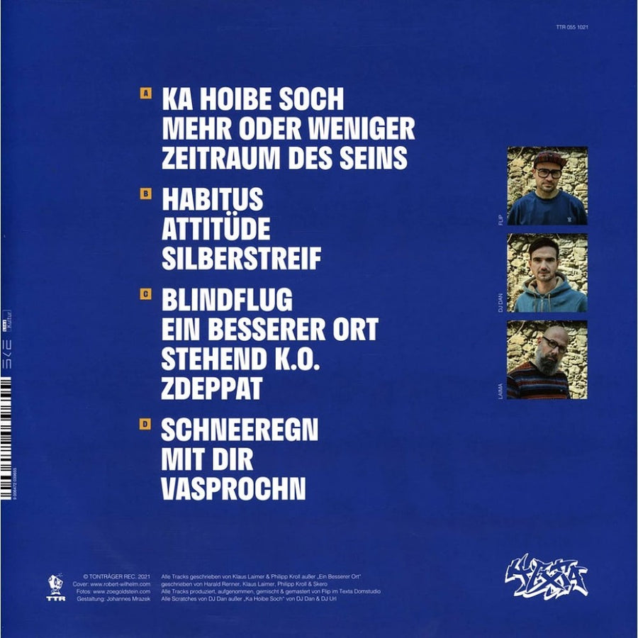 Texta - Mehr Oder Weniger Exclusive Transculent Color Vinyl LP Limited Edition #200 Copies