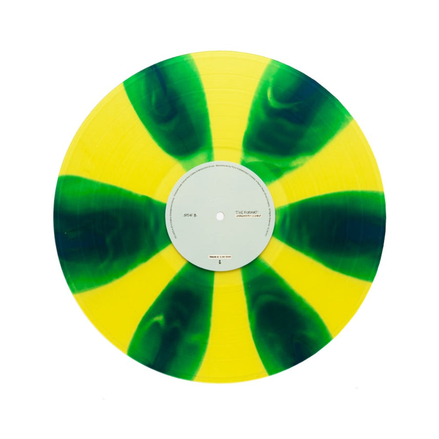 The Format - Interventions & Lullabies Exclusive Yellow & Green Pinwheel Color Vinyl LP Limited Edition #750 Copies