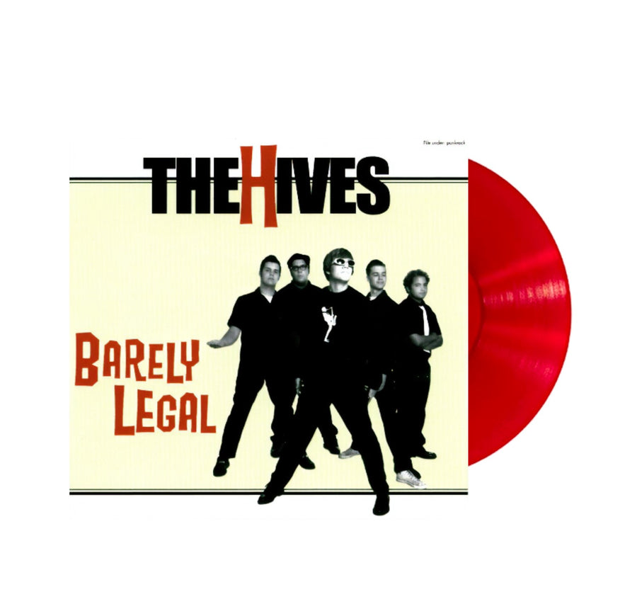 The Hives - Barely Legal Anniversary Edition Exclusive Limited Blood Red Color Vinyl LP Record