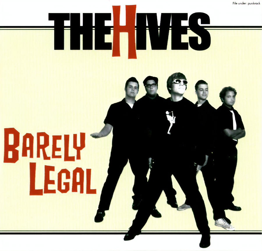 The Hives - Barely Legal Anniversary Edition Exclusive Limited Blood Red Color Vinyl LP Record