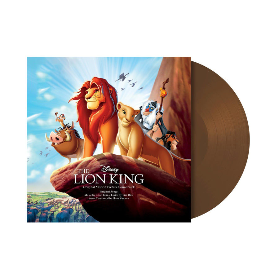 The Lion King Original Motion Picture Soundtrack Exclusive Limited Edition Savannah Brown Color Vinyl LP Record