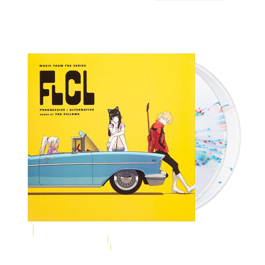 The Pillows - FLCL Progressive / Alternative Soundtrack Exclusive Clear with Multi-Color Splatter Color Vinyl 2x LP Limited Edition #1200 Copies
