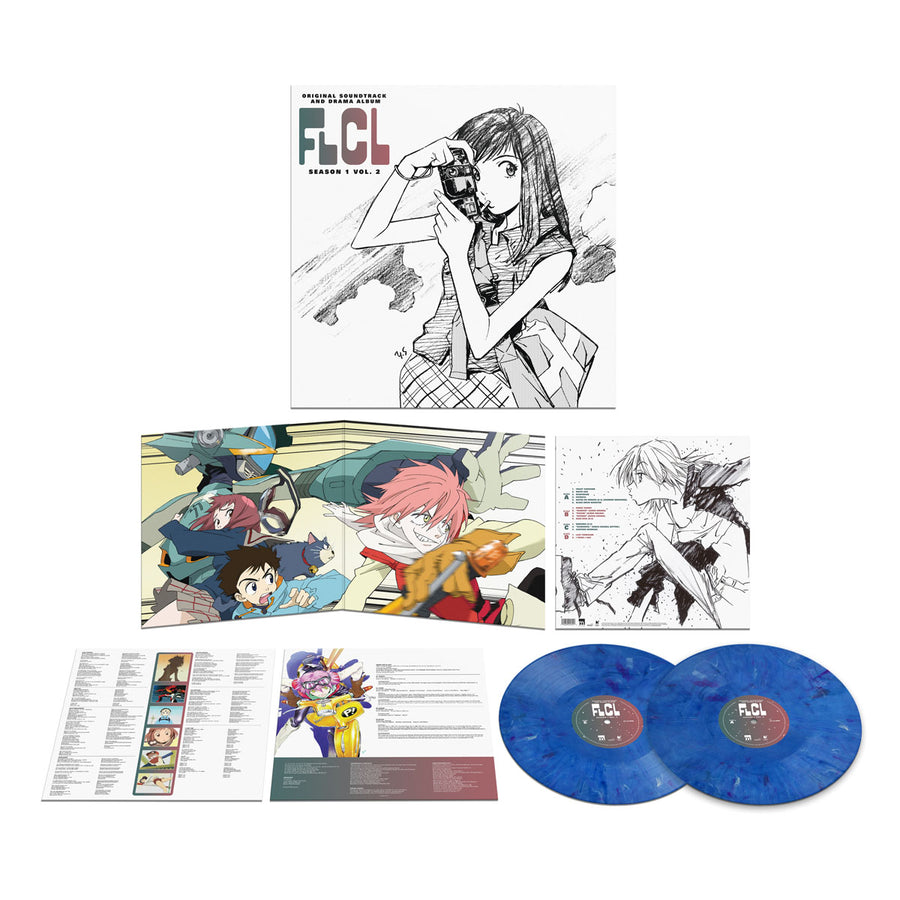 The Pillows - FLCL Season 1 Vol. 2 Soundtrack Exclusive Blue Marble Color Vinyl 2x LP