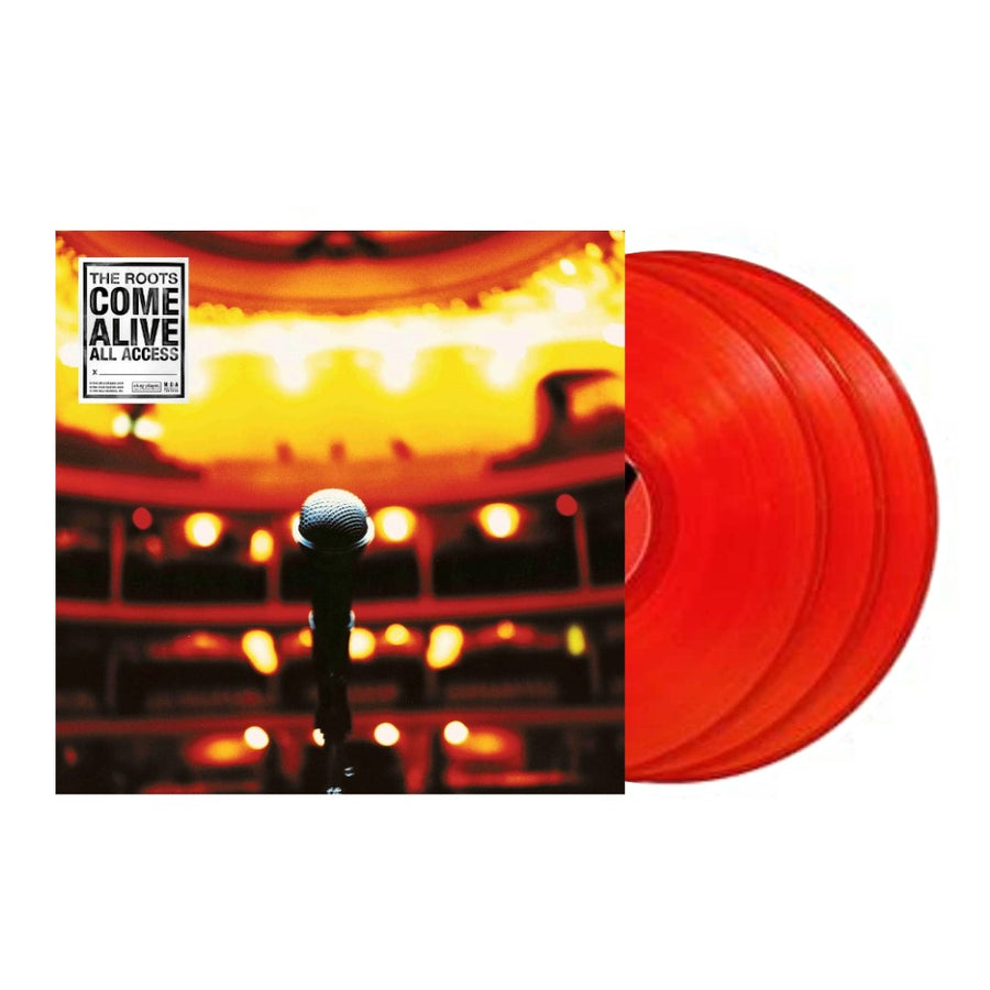 The Roots - The Roots Come Alive Exclusive Red Color Vinyl LP Limited Edition #1000 Copies