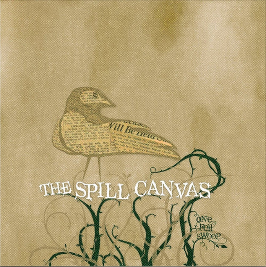 The Spill Canvas - One Fell Swoop Exclusive Half Bone/Half Gold Color Vinyl LP Limited Edition #300 Copies