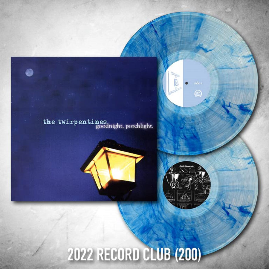 The Twirpentines - Goodnight Porchlight Exclusive Limited Edition Clear Blue Swirl Colored Vinyl LP Record