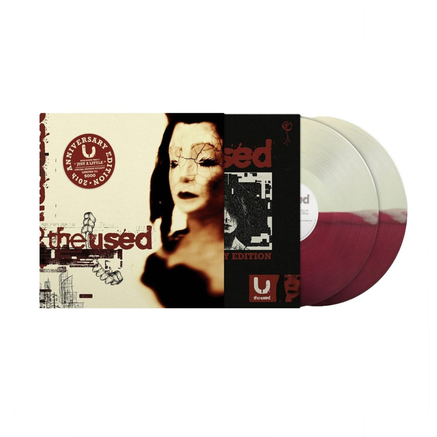The Used Exclusive Limited Edition Bone & Oxblood Split Color Vinyl 2x LP Record