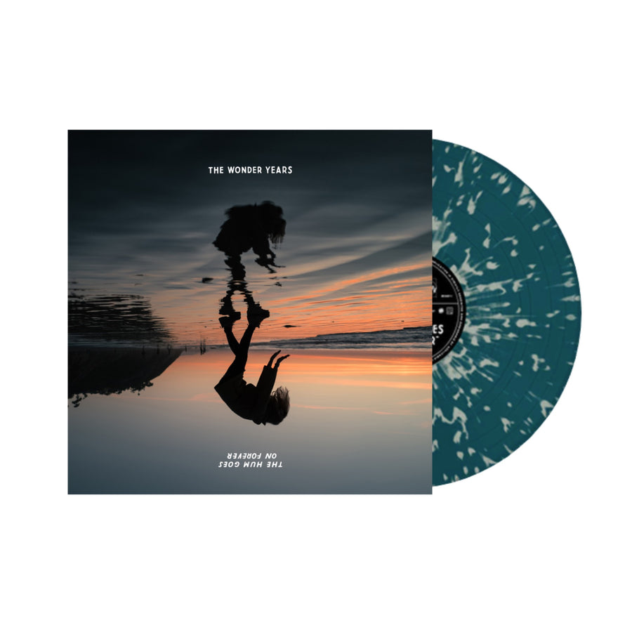 The Wonder Years - The Hum Goes on Forever Exclusive Blue/Opaque Bone Splatter Color Vinyl LP Limited Edition #500 Copies