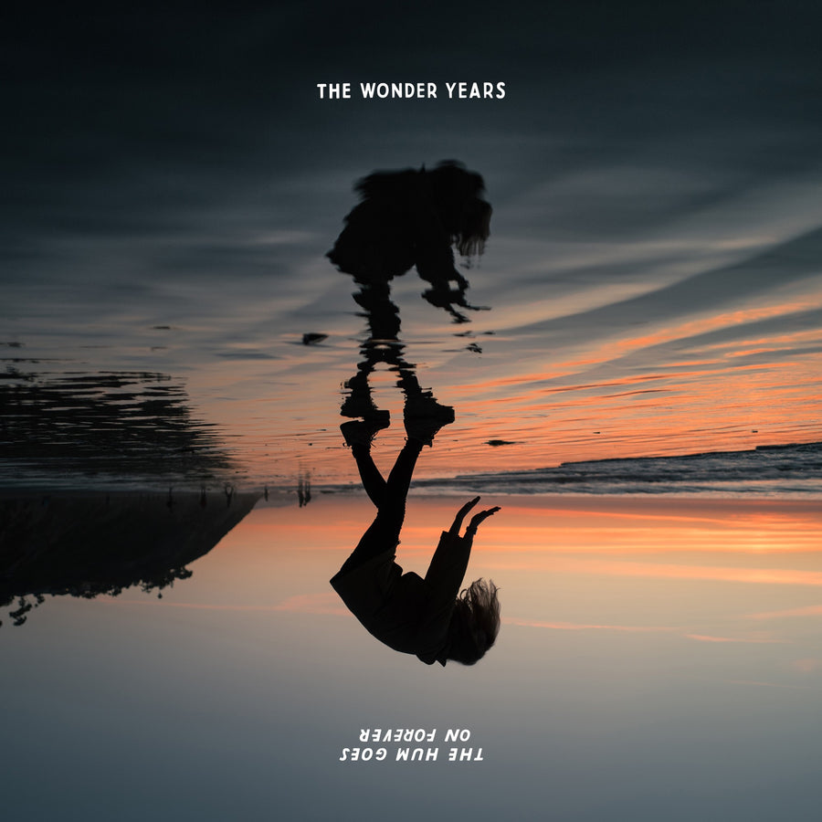 The Wonder Years - The Hum Goes on Forever Exclusive Blue/Opaque Bone Splatter Color Vinyl LP Limited Edition #500 Copies