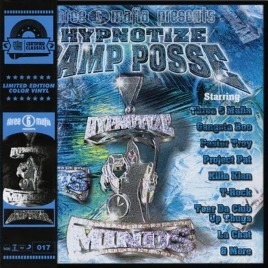 Three 6 Mafia Presents Hypnotize Camp Posse Exclusive Blue Color Vinyl 2x LP