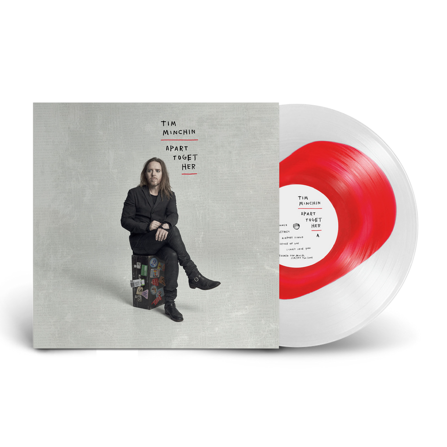 Tim Minchin - Apart Together Exclusive Limited Edition Clear/Red Color Vinyl LP Record