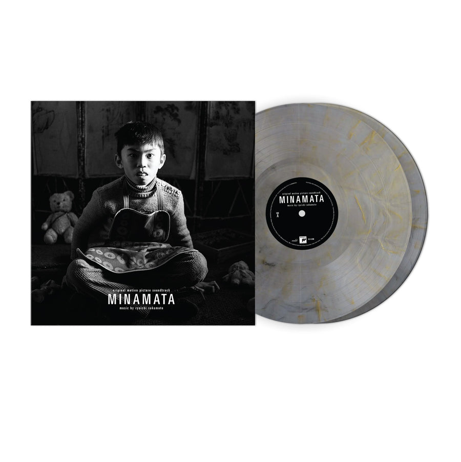 Minamata Original Motion Picture Soundtrack Translucent Grey With Black And Gold Smoke Vinyl