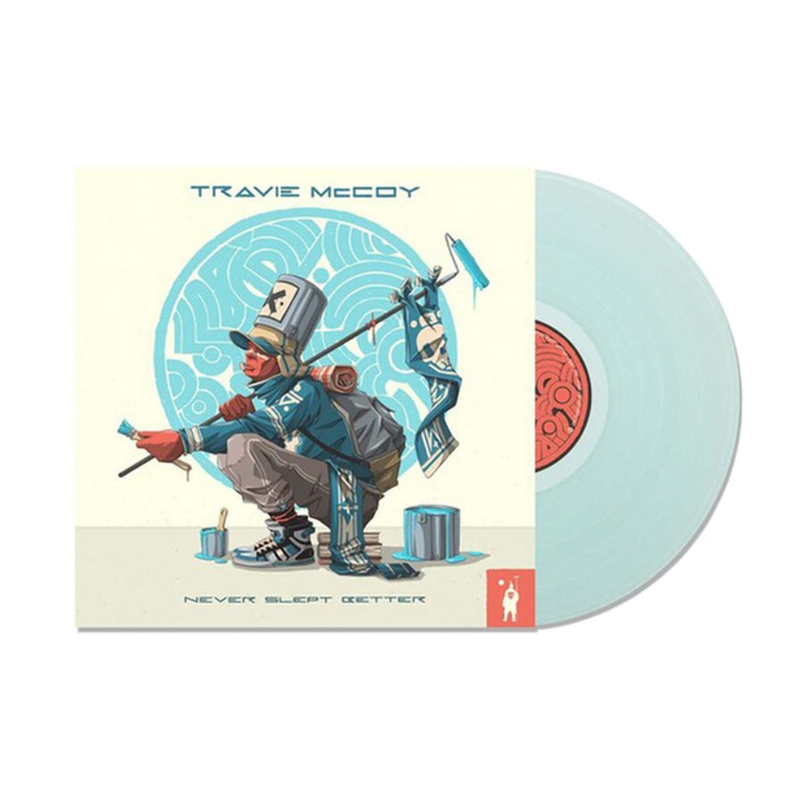 Travie McCoy - Never Slept Better Exclusive Limited Edition Electric Blue Color Vinyl LP Record
