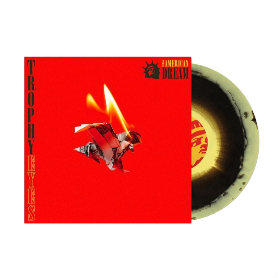 Trophy Eyes - The American Dream Exclusive Limited Edition Black/Yellow Swirl Color Vinyl LP Record