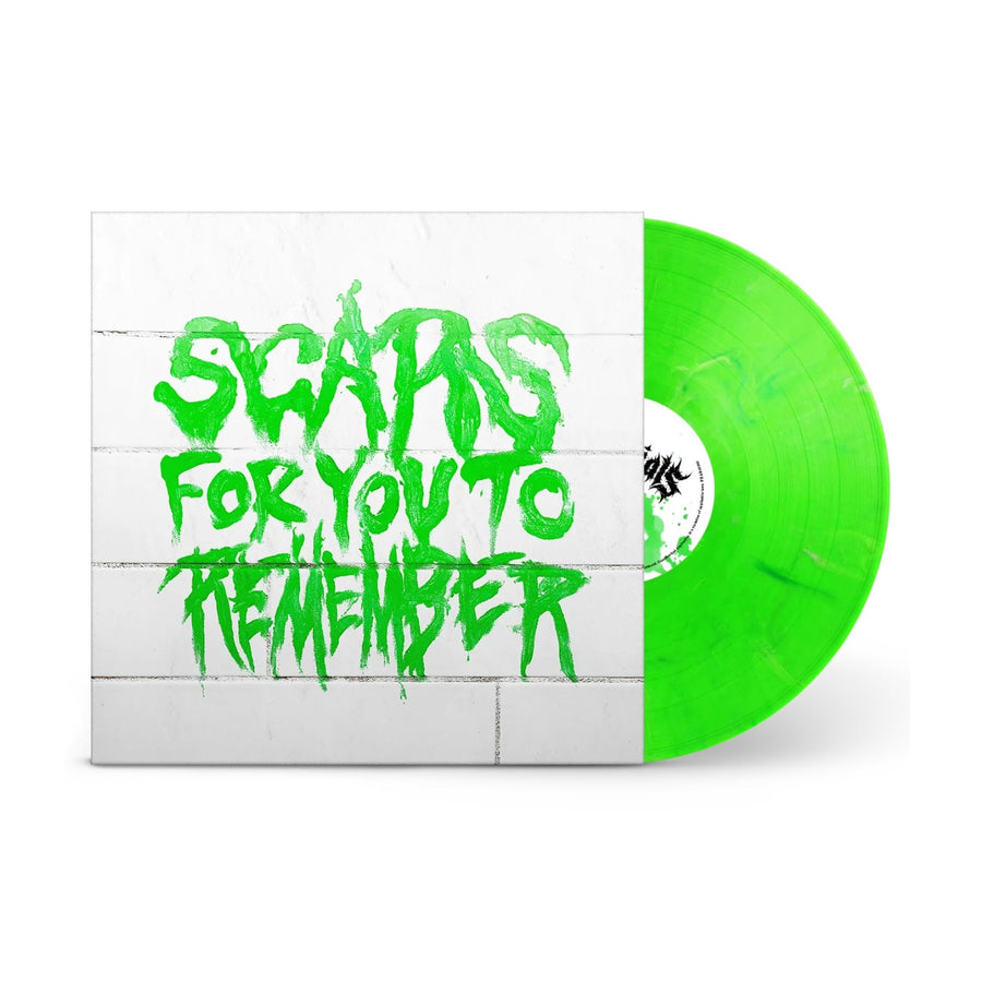 Varials - Scars For You To Remember Exclusive Neon Green Marble Color Vinyl LP Limited Edition #500 Copies