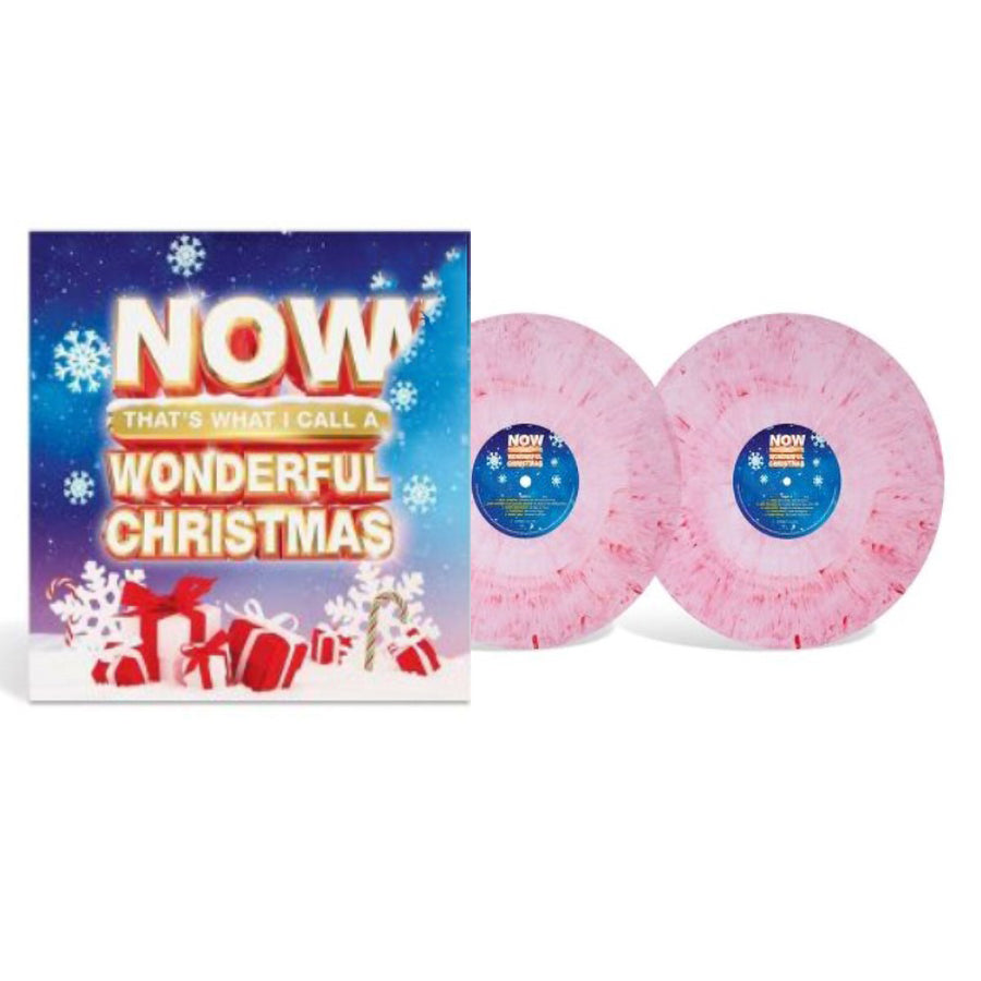 Now Wonderful Christmas Exclusive Limited Edition Opaque Red/White Candy Floss Color Vinyl 2x LP Record